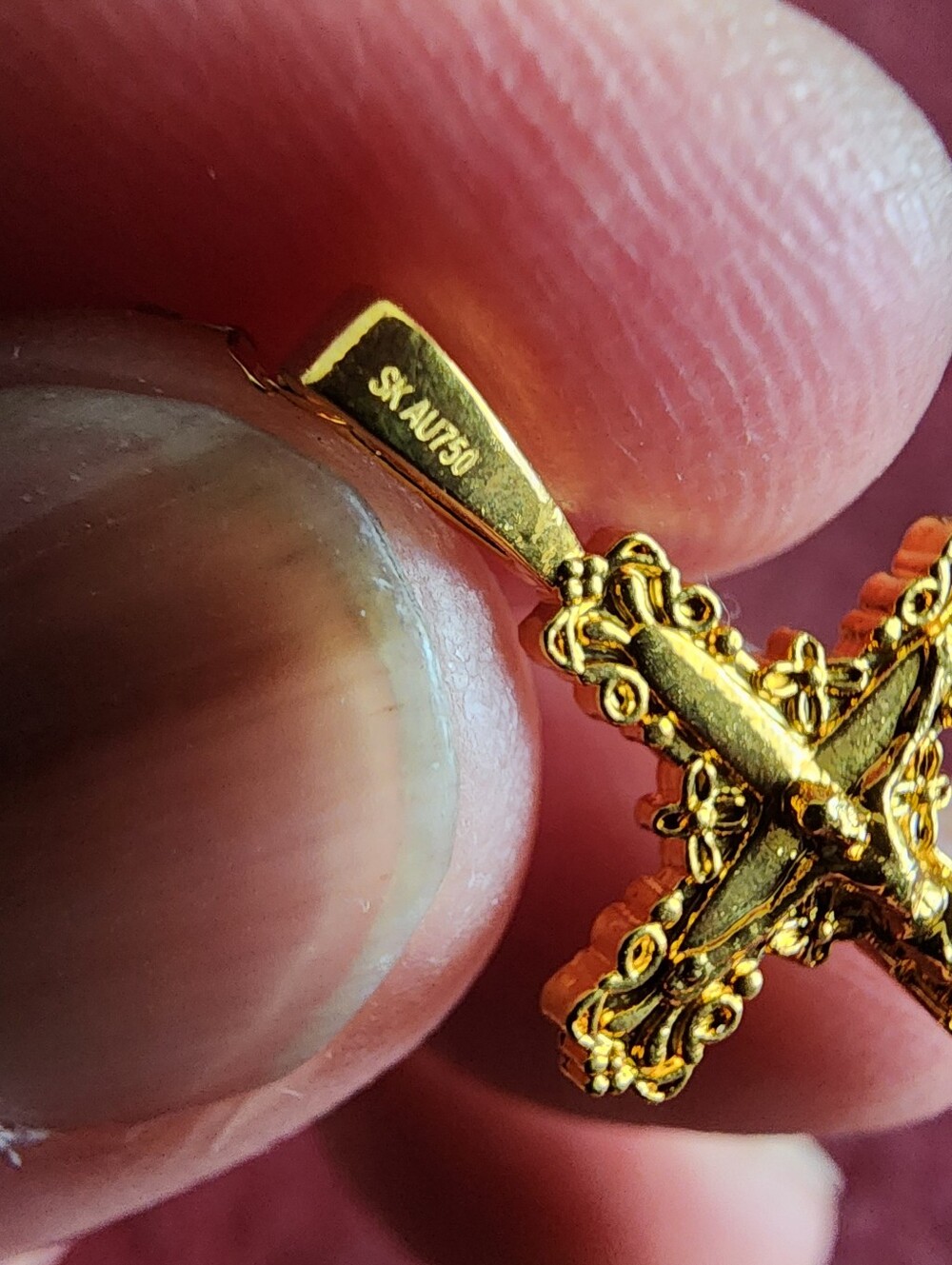 Real 18K Yellow Gold Necklace - Picture 4 of 6